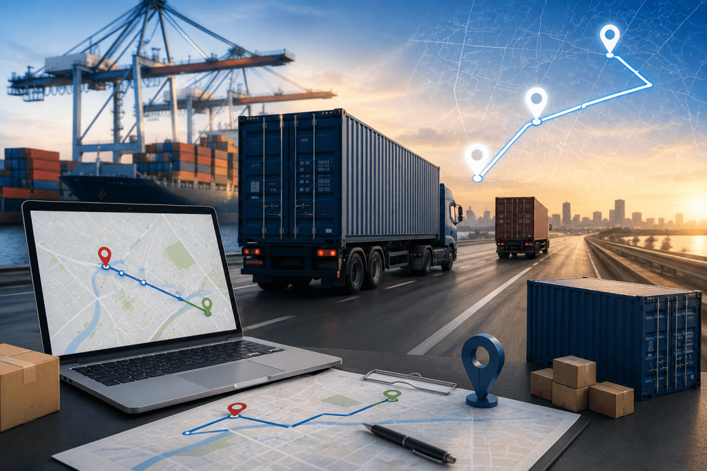 How Route Planning Improves 20ft and 40ft Container Transport&nbsp;Efficiency
